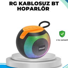 RGB Işıklı Taşınabilir Kablosuz Bluetooth Hoparlör