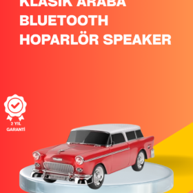 Taşınabilir Klasik Araç Tasarımlı Kablosuz Hoparlör