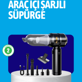 HEPA Filtreli Sessiz Çalışan Kablosuz Şarjlı Mini Süpürge