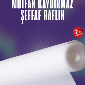 Su geçirmez kaydırmaz raflık ve çekmece astarı 3 metre