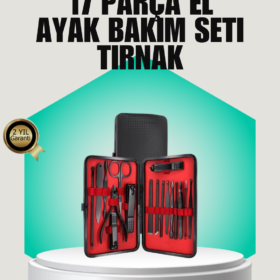 Siyah Kaymaz Teknolojili El ve Ayak Bakım Seti