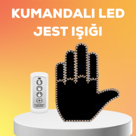 Kompakt Tasarımlı LED Jest Işığı – Selam ve Teşekkür Modları