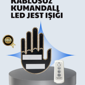 Uzaktan Kumandalı Çok Fonksiyonlu Araç Led Işığı