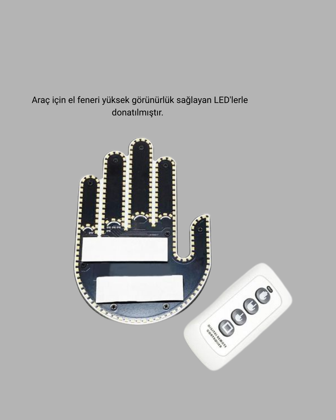 203 LED’li Yüksek Görünürlüklü Jest Işığı - Görsel 2