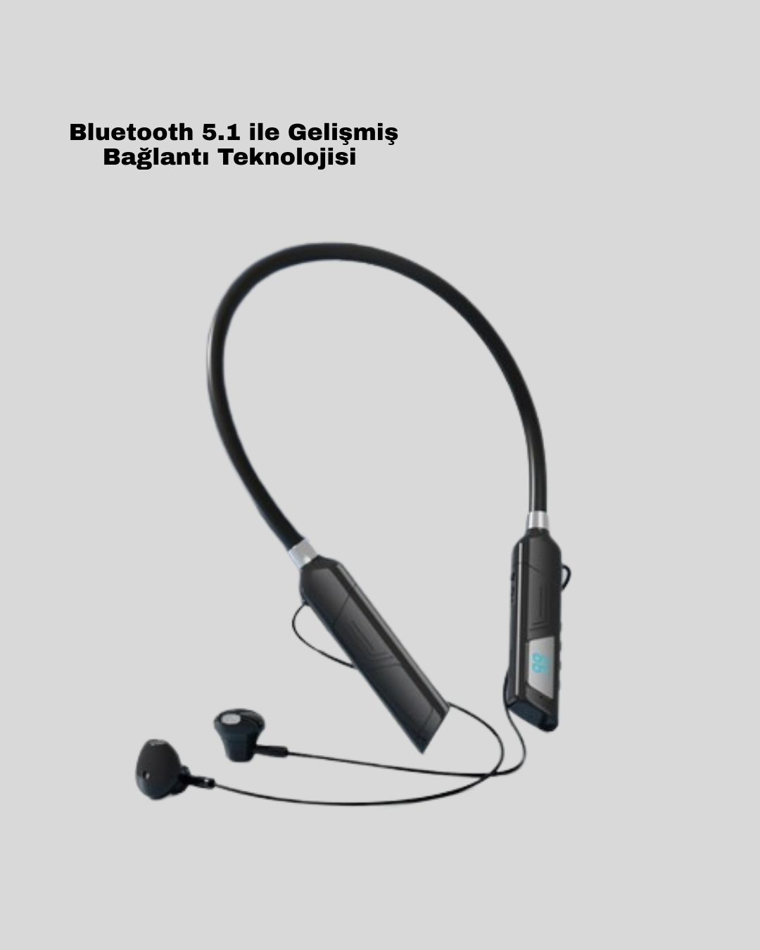 Uzun Pil Ömrü ve Hızlı Şarj Özellikli Bluetooth Kulaklık - Görsel 4