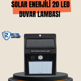 4 Modlu Solar LED Bahçe ve Garaj Lambası