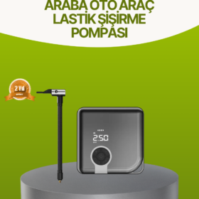 Dijital Ekranlı Taşınabilir Akıllı Araç Hava Kompresörü