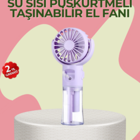 4 Kademeli Serinletici Su Buharlı El Vantilatörü