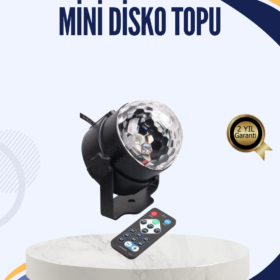 Müzik Sensörlü Renkli LED Parti Işığı