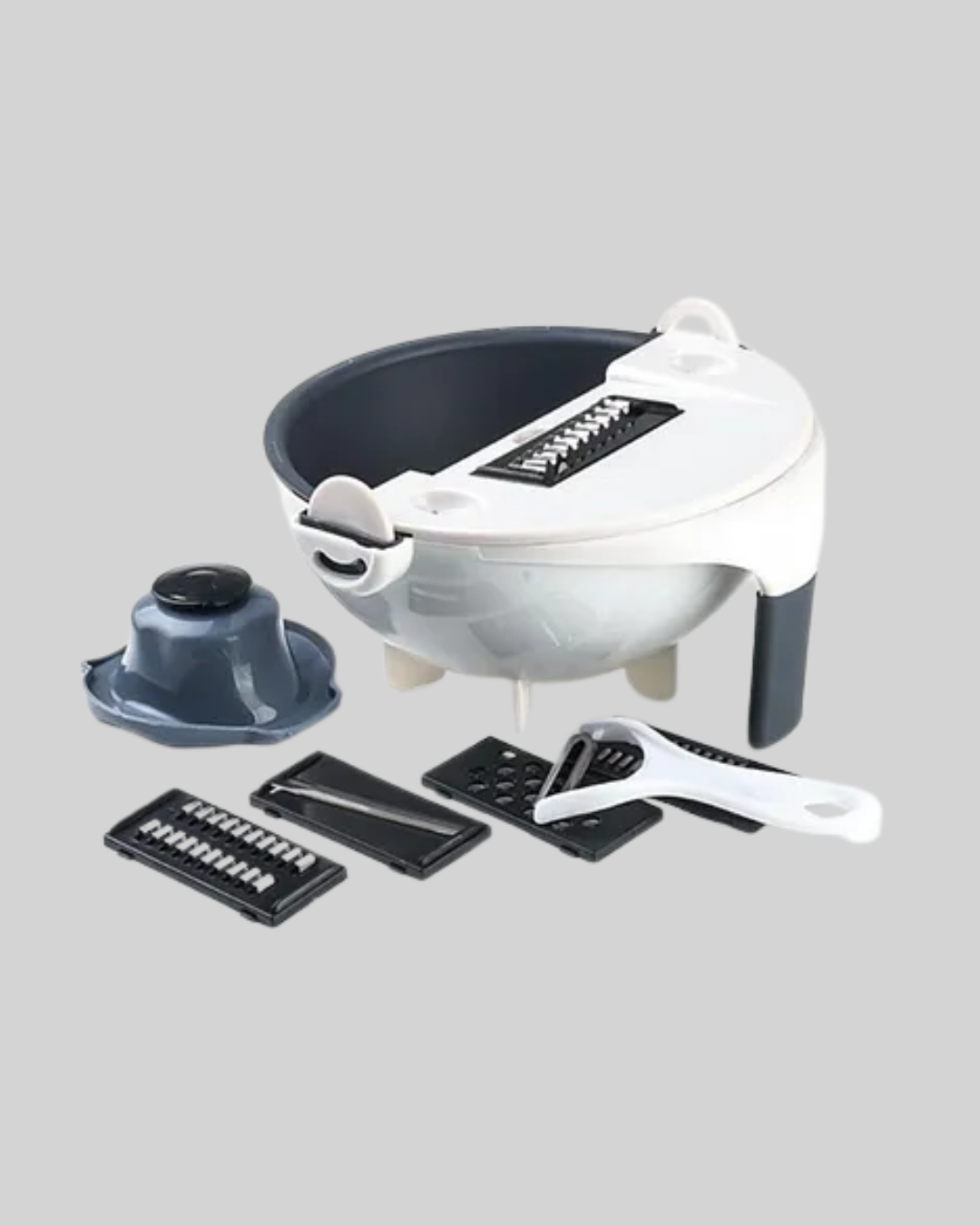 Mutfak İçin Pratik 5 Bıçaklı Rende ve Süzgeç Seti - Görsel 2