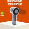Yüksek Hızlı Şarjlı Fan | Kamp Ofis ve Açık Hava İçin İdeal