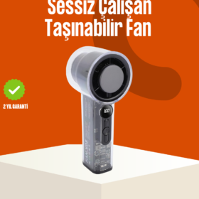 Yüksek Hızlı Şarjlı Fan | Kamp Ofis ve Açık Hava İçin İdeal