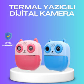 2.4 İnç Ekranlı Çocuk Fotoğraf Makinesi 6X Zoom Özellikli