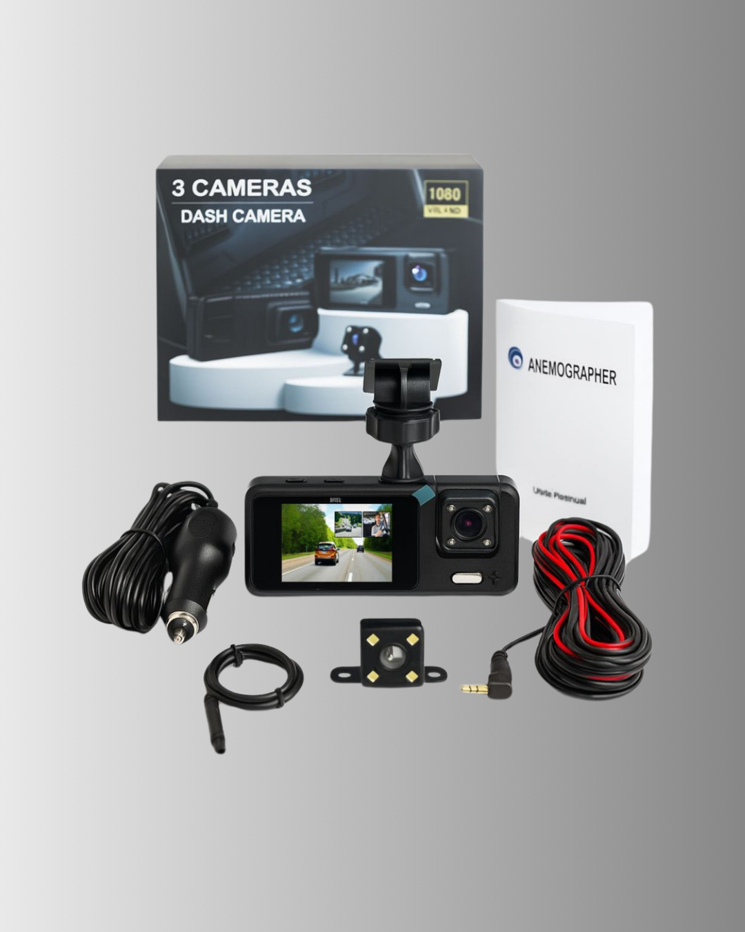 Geri Görüş Monitörlü Araç Kamerası | 2 İnç Ekran Hareket Algılama - Görsel 2