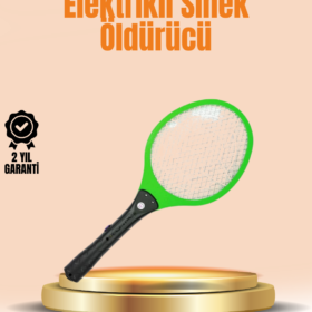 Elektrikli Sinek Raketi | Yüksek Voltajlı Güvenli ve Taşınabilir