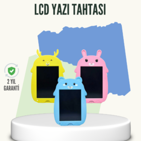 Çocuklar İçin LCD Yazı Tableti | Kilitli ve Göz Yormayan Ekran
