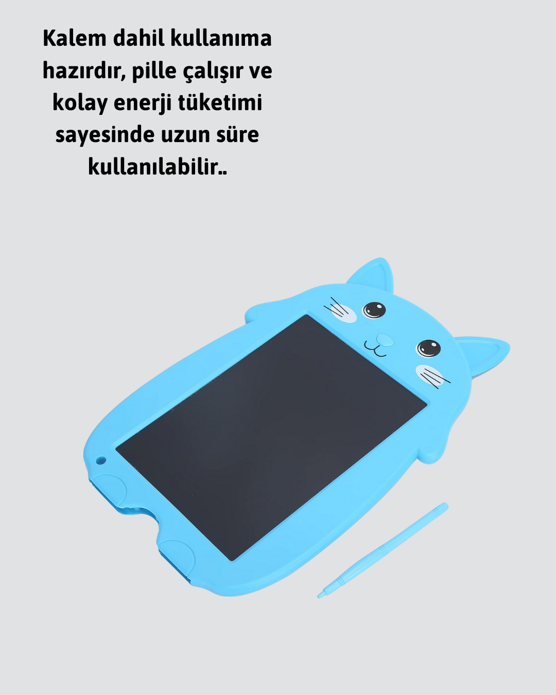 Kağıt Benzeri LCD Yazı Tableti | Tek Tuşla Silme ve Uzun Pil Ömrü - Görsel 4