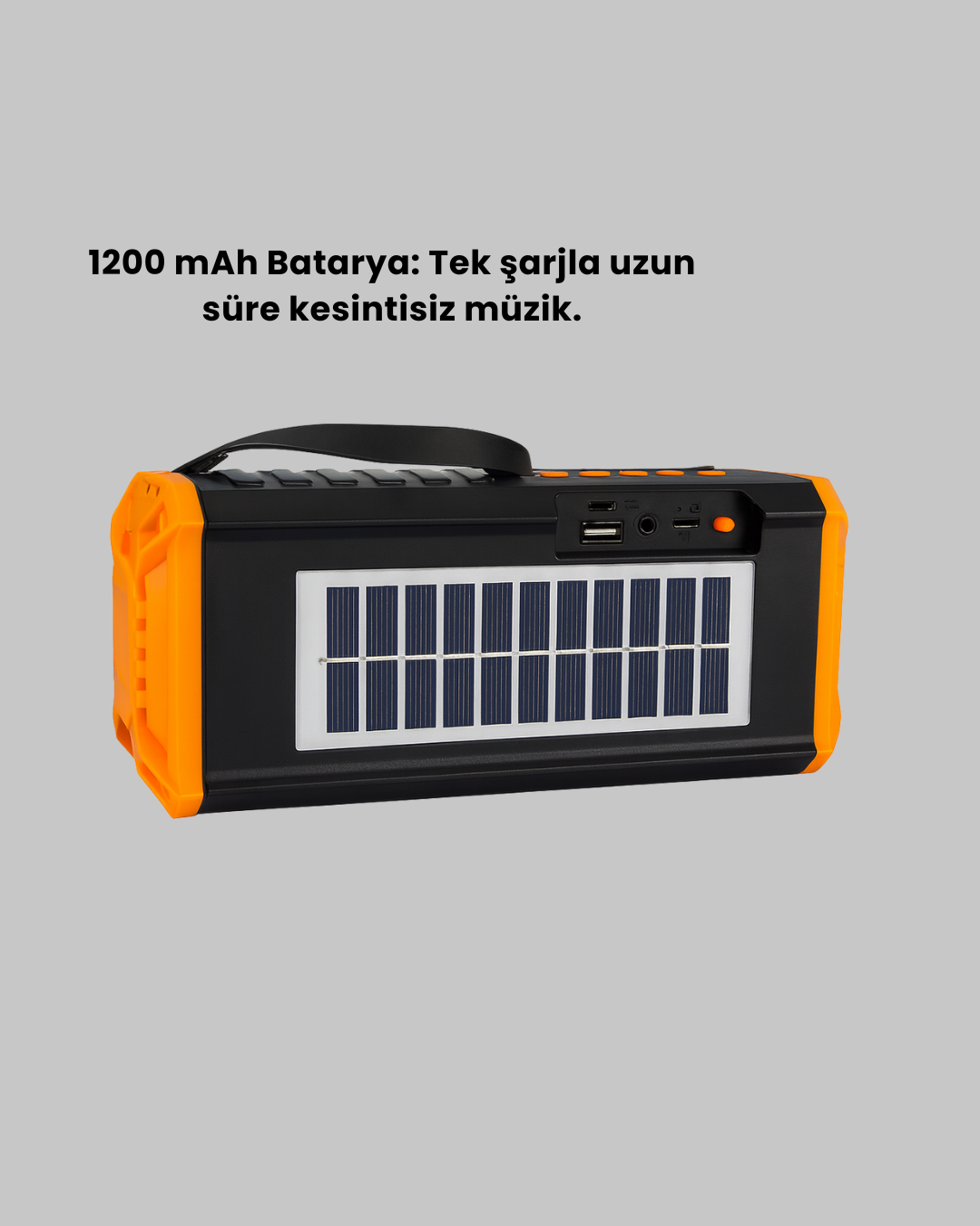 Kablosuz J-IPOX P520 Bluetooth Hoparlör Uzun Pil Ömrü ve Mikrofon - Görsel 3