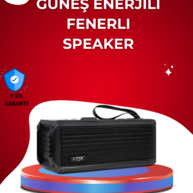 J-IPOX P520 Solar Enerjili Bluetooth Hoparlör FM Radyolu 8W Ses