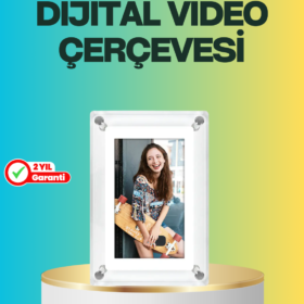 Hediyelik Dijital Çerçeve – 7 İnç IPS Ekranlı 4GB Hafızalı Hoparlörlü