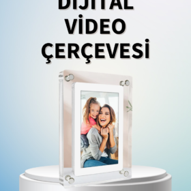 Dayanıklı ve Hafif Tasarım – 7 İnç Dijital Fotoğraf Çerçevesi Ev ve Ofis İçin