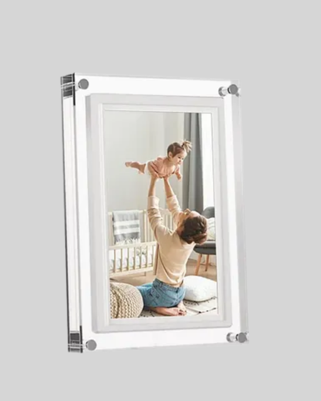 USB-C ile Hızlı Şarj ve Veri Aktarımı – 7 İnç Dijital Görüntü Çerçevesi - Görsel 3