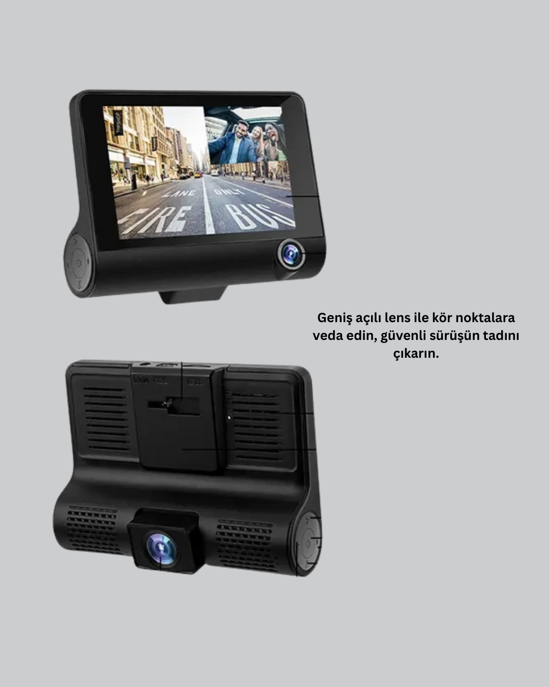 Gece Görüşü Destekli 1080P Full HD Çözünürlüklü Araç İçi Kamera - Görsel 4