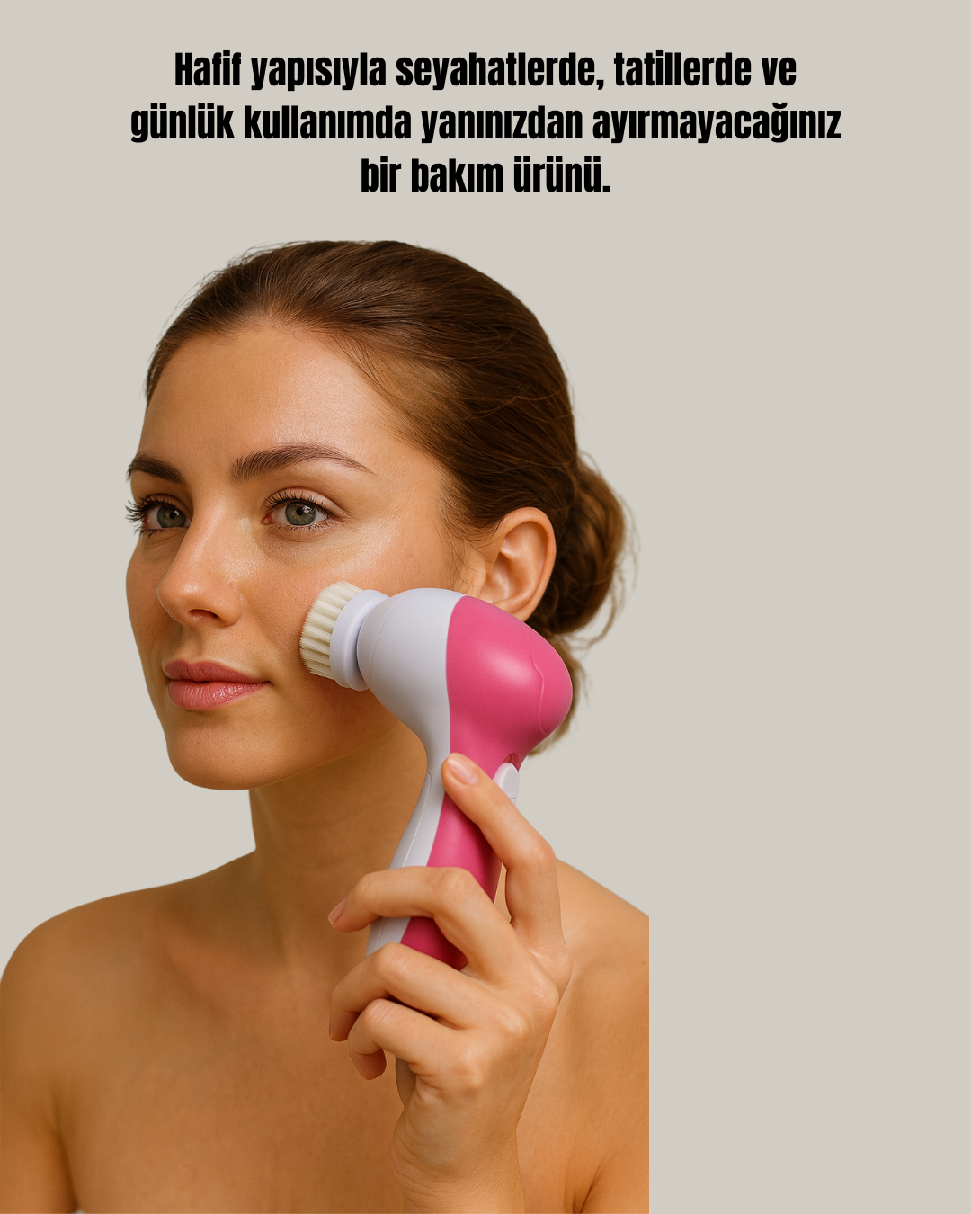 Fırçalı Yüz Temizleme ve Spa Masaj Cihazı - Görsel 4