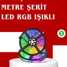 5 Metre Kumandalı RGB Şerit LED Aydınlatma