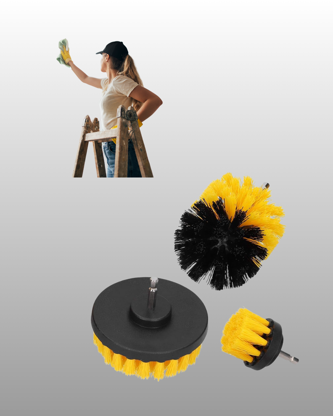 Profesyonel Matkap Ucu Temizlik Fırçası 3’lü Set - Görsel 4