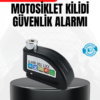 Alarm Disk Fren Kilidi Paslanmaz Çelik Motosiklet Scooter Bisiklet