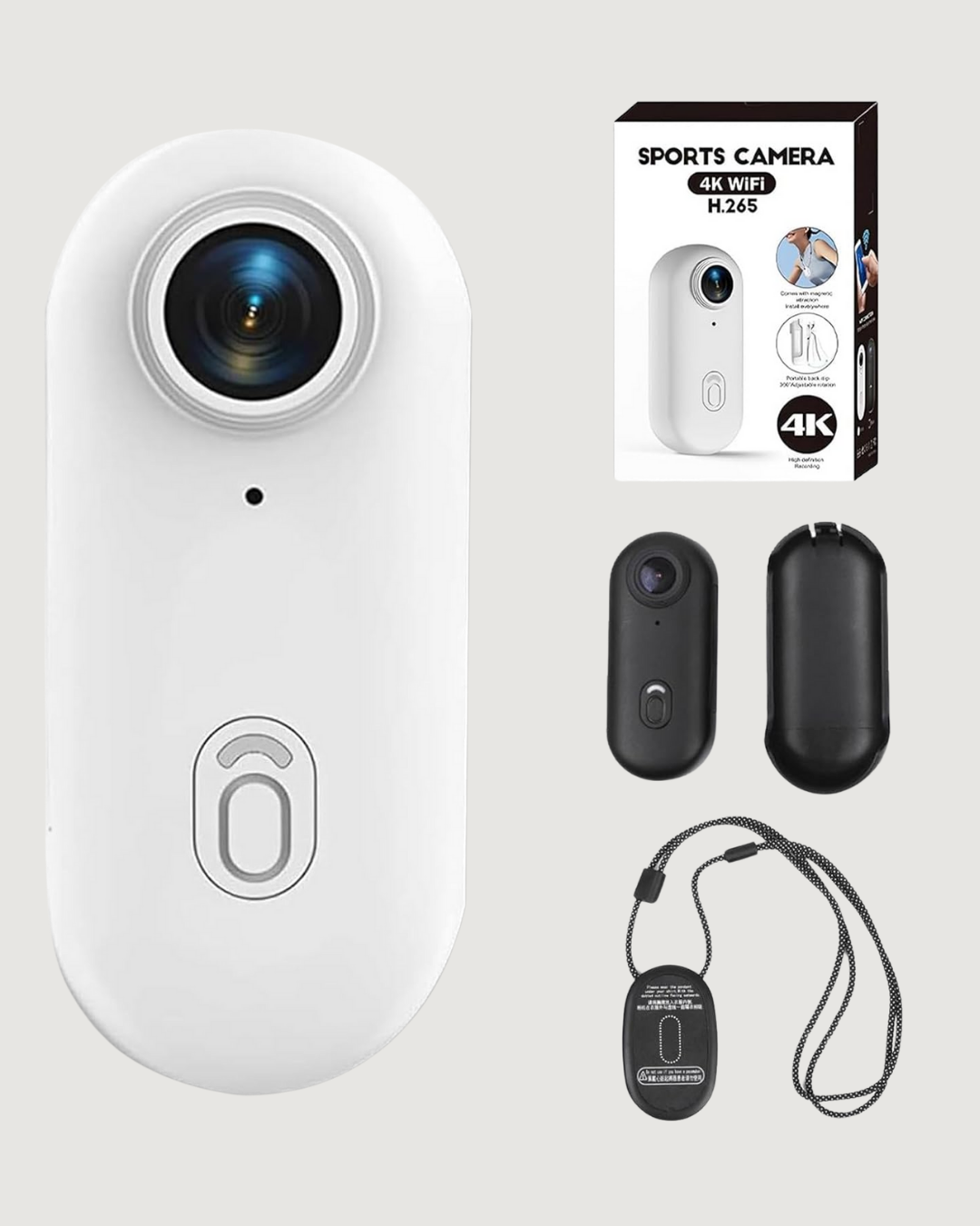 1080P WiFi Spor Kamerası Su Geçirmez Mini Aksiyon Kamera - Görsel 4