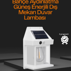 1800 mAh Pilli Solar Duvar Aydınlatma