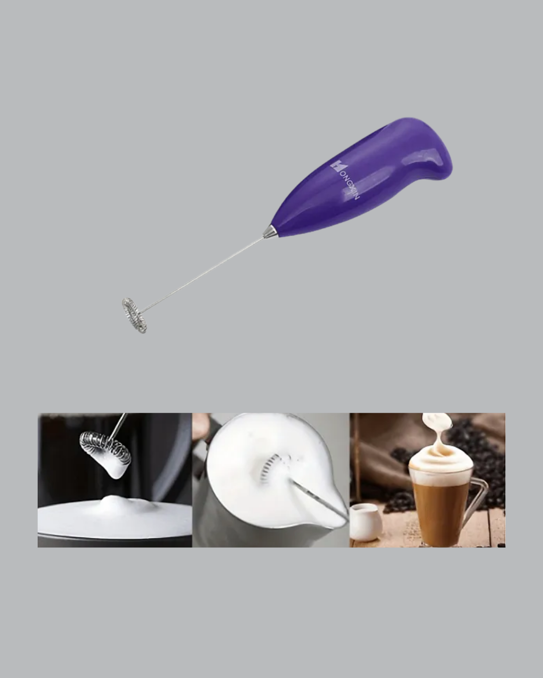 Mutfak İçin Mini El Mikseri – Kahve Süt Krema ve Sos Karıştırıcı - Görsel 4