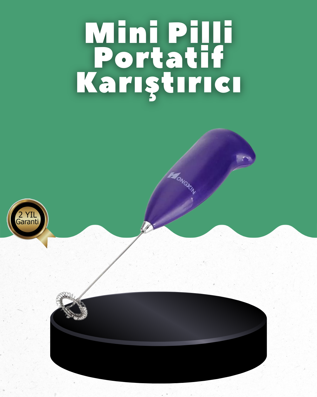 El Tipi Pratik Mikser – Kahve Süt Bebek Maması ve Yumurta Çırpıcı