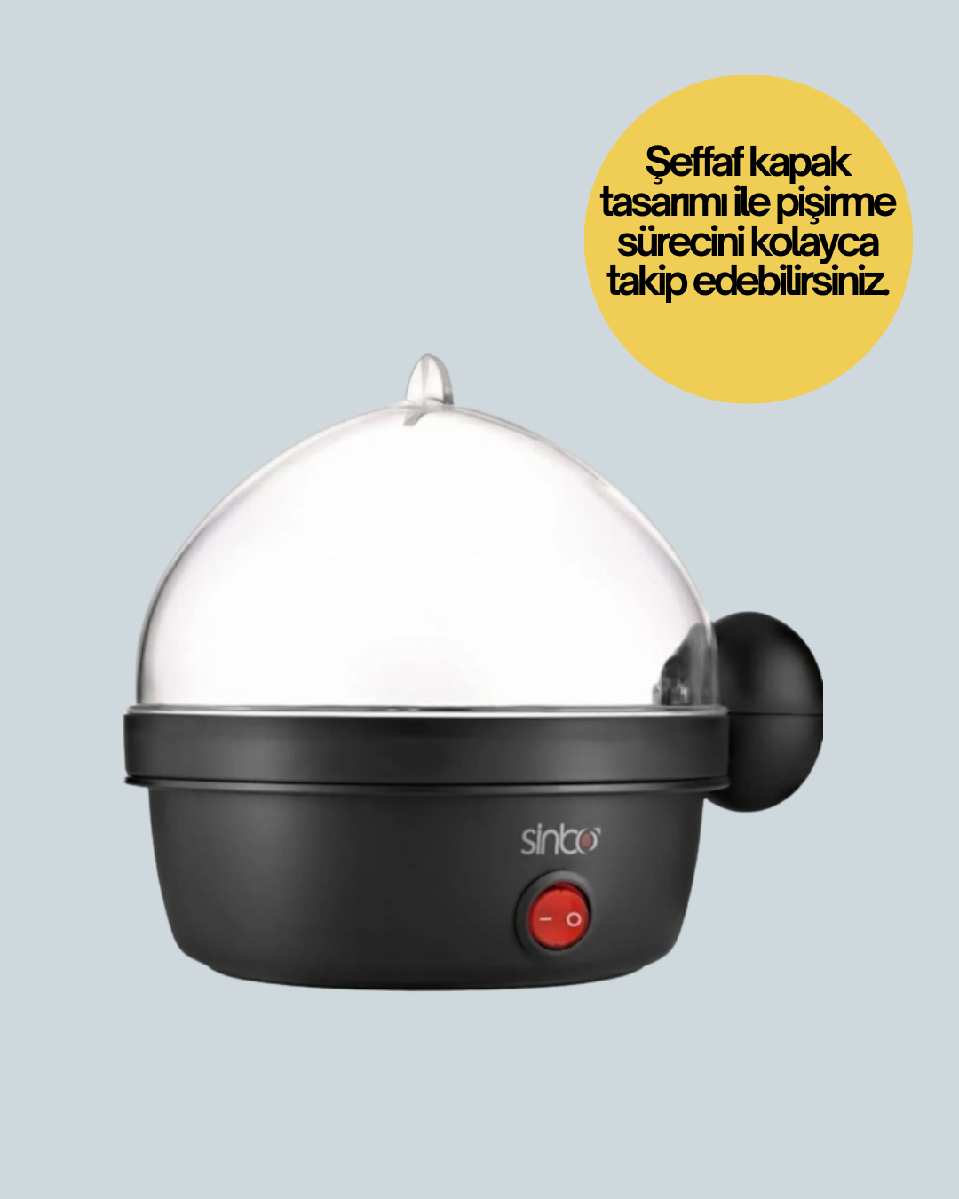 Otomatik Kapanma Özellikli Yumurta Pişirme Makinesi 7 Kapasiteli - Görsel 4