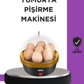 7 Yumurta Kapasiteli Buharlı Yumurta Pişirme Cihazı Sesli Uyarılı