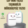 Taşınabilir Mini Termal Yazıcı 200 DPI Bluetooth Bağlantılı