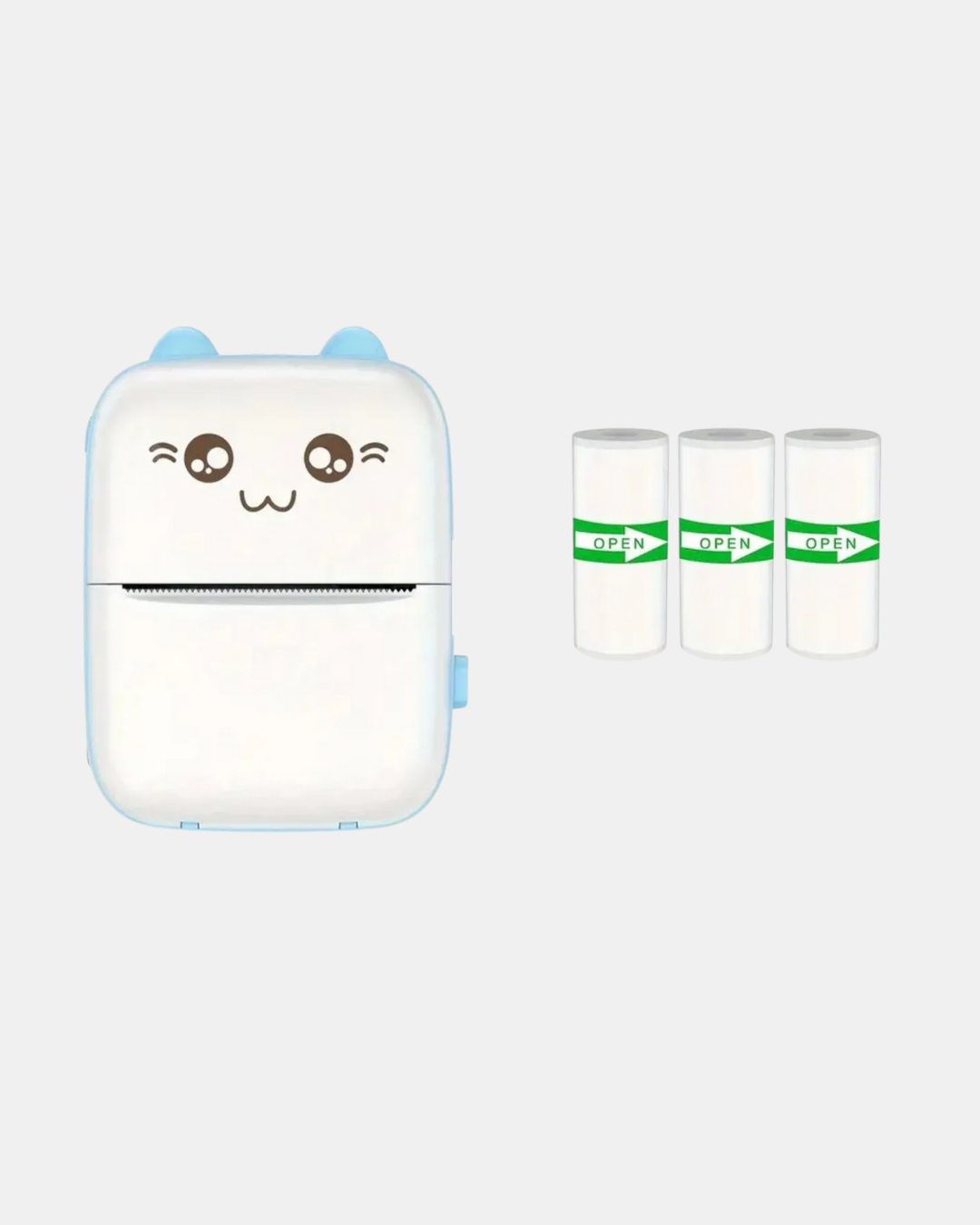 Kablosuz Mini Cep Yazıcısı Bluetooth Destekli 1200mAh Bataryalı - Görsel 4