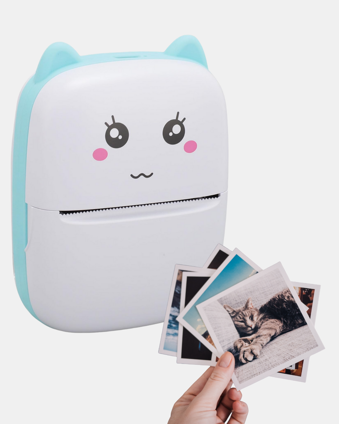 Kablosuz Mini Cep Yazıcısı Bluetooth Destekli 1200mAh Bataryalı - Görsel 5