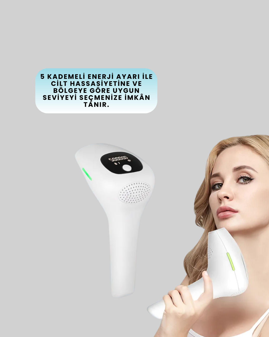 Hasuba IPL Lazer Epilasyon Cihazı HS-262 Kadın ve Erkek İçin - Görsel 3