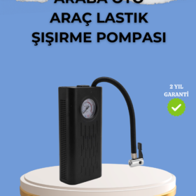 Çok Fonksiyonlu Dijital Gösterge Elektrikli Lastik Pompası