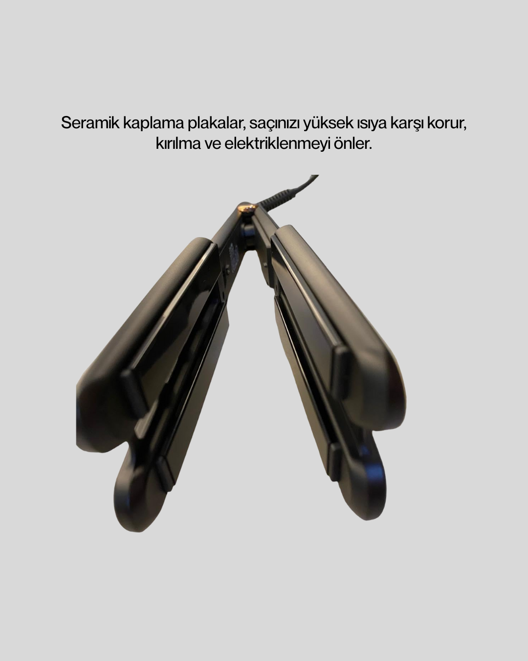 Seramik Plakalı Daling Saç Düzleştirici Kırılma ve Dolanma Önleyici - Görsel 3
