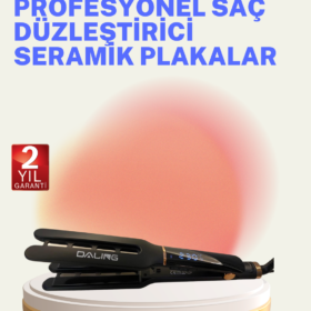 Saç Düzleştirici Seramik Plakalı 230C Hızlı Isınma 360° Kablo