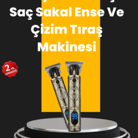 0.1 mm Hassas Kesim Tıraş Makinesi Şarjlı Metal Gövde