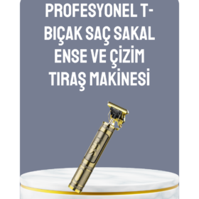 LCD Ekranlı Şarjlı Tıraş Makinesi Erkek Saç Sakal Kesme