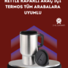 12V Çakmak Girişli Araç İçi Isıtıcı Paslanmaz Çelik Bardak