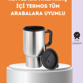 Paslanmaz Çelik Araç İçi Kahve ve Çay Isıtıcı Termos