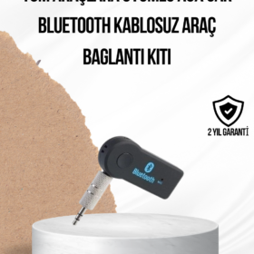 Araç İçi Bluetooth AUX Adaptörü ve Telefon Görüşme Cihazı