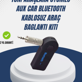 Bluetooth Destekli AUX Müzik ve Konuşma Cihazı
